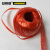 安赛瑞 捆扎塑料绳 塑料绳子塑料撕裂绳撕裂带包装绳捆绑绳草球绳塑料捆绑绳（红）5卷 宽3cm 150g 10615