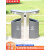 户外不锈钢分类垃圾桶公园景区大号金属环卫果皮箱市政室外垃圾箱 KS-3399双分类桶（灰色）