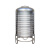 304不锈钢水箱储水桶水塔家用立式加厚太阳能楼顶厨房蓄水罐酒罐 0.45吨（直径60高度160cm）