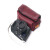 适用于索尼DSC-HX99 HX90 WX700 WX500 RX100M7 ZV1相机包保护套 皮质款酒红色手腕绳