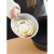 锡纸碗盘圆形烤鸡蛋花甲粉丝专用一次性锡箔纸盒煲仔饭打包锡纸盒 8寸深盘20个装