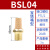 亚德客通用型消声器 BSL-01/BSL-02/BSL-03/BSL-04消音器 BSL-04 4分