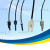 工厂供AVAGO高塑料光纤连接器ABB高低压变频器逆变器光纤接头 HFBR4503（灰）个