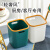 厨房垃圾桶专用大号轻奢大容量家用湿简约无盖日式现代20升手提式 20L纯绿色适合厨房/客厅 默认