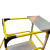 艾克心 铝合金人字梯踏板式 平台高度2.8m 3.6米登高梯十步梯需组装 FS13597（单位：把）