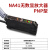 适配M3 M4 M6漫反射对射直角光纤传感器FRS-310 FRS-310-TZ光纤放大器 NA41经济型光纤放大器(PNP输出) 1米 x 普通线