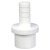pvc水箱配件宝塔接头软管水管接头变径直通鱼缸上下水管塑料管件 20*10--灰色