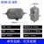 小型储气罐立式卧式压缩空气压力罐10L50L稳压空压机配碳钢储气罐 2L B款 2孔