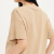 AIGLE艾高短袖T恤2024年春夏新款UPF40+防紫外线防晒户外运动女 杻藤杏色 AT576 S