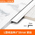 贝安象（BEIANXIANG）铝合金收边条L型瓷砖收口条木地板压条阳角直角不锈钢金属装饰条 瓷白 5*10mm -- 2.7米