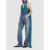 拉夫劳伦（Ralph Lauren） 情人节礼物 女士 JARVIS印花工艺绸缎围巾连体衣 蓝色 42 IT