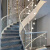 奥圣顿适之高分子开放漆热弯pvc木纹塑木扶手玻璃卡槽现代简约弯弧楼梯 5002原木色1米