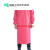 涂层防水耐磨罩衣罩衣耐油耐弱酸碱厨房水产养殖劳保大褂围裙反穿 玫红色 小号长110厘米