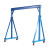 KOIO 移动式龙门吊小型龙门架工地可拆卸升降航吊天车简易起重机 1吨【高3米*宽3米 】