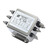 三相四线单极电源滤波器380v输入抗干扰高性能CW12C 20A 30A CW12C-60A-S三相四线带零线