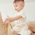 nest designs婴儿儿童T恤短袖包屁衣幼儿柔软纯棉透气新生儿薄款 白色（有机棉2件装） 52码（和尚衣款）