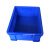 小型塑料盒方盒小号周转箱实验室样品展示盒收纳盒零件工具小胶箱 超厚 外径61-42-16cm