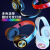 无线发光蓝牙耳机头戴式蓝牙耳机5.0可插卡折叠重低音 红黑色【发光龙纹图案】