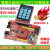 MSP430开发板MSP430F149单片机小板核心板彩屏带USB下载器 红色主板->套餐四