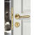 固特（GUTE）家用铜门锁室内卧室门锁黄铜房门锁分体现代木门把手静音锁具 965B分体锁-古铜色