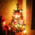 恒愎【60cm圣诞树套餐+带彩灯】亲子家用DIY迷你小圣诞树圣诞节装饰品 雪人娃娃3个(颜.色多款 随机发哦