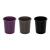 兰诗（LAUTEE）茶渣桶垃圾桶 厨房过滤茶台排水桶 塑料茶水桶茶叶废水桶 方形大号 黑色