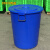 圆桶带盖60大口塑料桶100斤有盖加厚宽口桶50L160L发酵储水桶 60升白色约装115于（无盖)