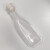 茄形瓶 250ML 500ml茄子瓶 细菌培养瓶 高硼硅玻璃烧瓶实验烧杯 250ml带橡胶塞