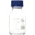 蓝盖试剂瓶100-20000ml螺纹口玻璃丝口化学广口样品实验棕色 100ml透明蓝盖普通料