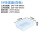 塑料冷冻盘物料工具长方形塑料盆海鲜生鲜冰盘白盆塑料盘白色收纳 白色上外长宽高245*170*60mm
