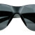 代尔塔 DELTAPLUS 101118安全眼镜黑色太阳镜 防刮蹭防冲击 黑色 单付装