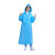 君御 防护雨衣长款男女款便携全身防暴雨 粉色一件价 XL 