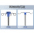 新特丽 输液架 不锈钢带脚座移动式带轮点滴架吊瓶架折叠高低可调节多功能可伸缩架 ABS底座+扶手