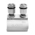 西勒 铝合金管卡 CLE120-240 双头螺母 (银色) 50-240mm²/10-120mm² 单位:个