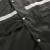江波（JIANGBO）长款雨衣 成人反光防雨服 保安物业救援巡逻 牛网黑长风衣加黑色裤子 L 