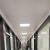商用厨房办公室吊顶材料60X60天花板铝合金烤漆白色铝扣板600x600 600x600x1mm