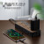 黑色创意木纹插座转换器 高端插线板办公桌面排插创意插排插线板 R13306插位18米新款木纹