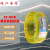珠江电缆 广东珠江电线 ZC-BVR 4平方单皮多股铜芯软线 黄绿双色（地线）100米	