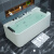 欧洲品质亚克力智能恒温冲浪按摩浴缸小户型酒店浴池日式家用泡澡 标配带双靠枕 1.2m