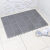 洁力 防滑pvc浴室地垫卫生间游泳馆洗手间镂空垫定制大面积 浅灰色 100CM*125CM