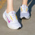 耐克（NIKE） 飞马跑步鞋女 NikeAir缓震运动鞋耐磨跑步鞋透气舒适鞋子 WINFLO 10/舒适缓震/白紫 36码(内长225mm)