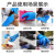 一次性手套丁腈PVC复合乳胶手套加厚耐磨厨房防水防污 透明薄款10只（不） M号男女通用款