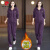 皮尔卡丹加绒加厚运动服套装女士2023秋冬新款卫衣休闲时尚两件套洋气时髦 紫色 L(建议100斤-115斤)