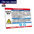 放射科标志牌 小心电离辐射室内卡警示牌告知PP背胶 电离辐射作业场所对人体有害 20*30cm