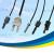 工厂供AVAGO高塑料光纤连接器ABB高低压变频器逆变器光纤接头 对接4505（灰）个