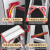 人字梯加厚铝合金梯子室内多功能家用折叠双侧工程梯安全便携合梯 红航空铝全筋加强加固4步1.2米+