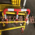 中石化专用加油站防撞护栏 钢管挡车器隔离栏U型m型弧形防撞柱 M1300*600*76直径 红色烤漆 白
