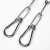 柴霸 晾衣绳 304不锈钢晾衣绳 不锈钢链条3mm粗防锈链条 304链条4m+2个弹簧扣 一条价 