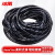冰禹 PE塑料缠绕管 电线线束保护带绕线管 黑色14mm*6米 BYH-288