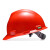 HKNA标准型安全帽V-Gard PE ABS超爱戴一指键帽衬10172901 PE超爱戴白色10172901